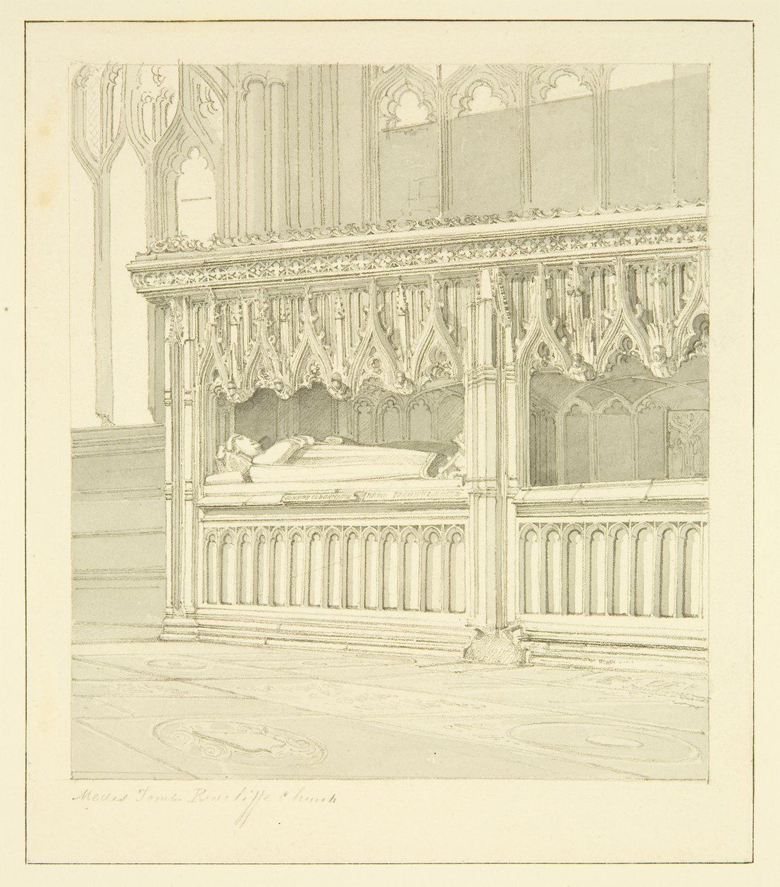Monument til Sir Thomas Mede i St Mary Redcliffe af James Johnson