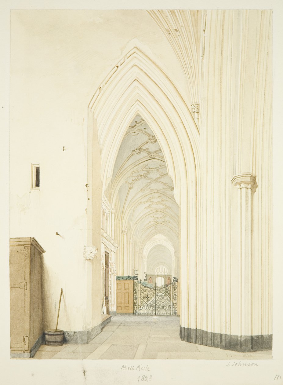 North Aisle of St Mary Redcliffe, ser mod øst af James Johnson