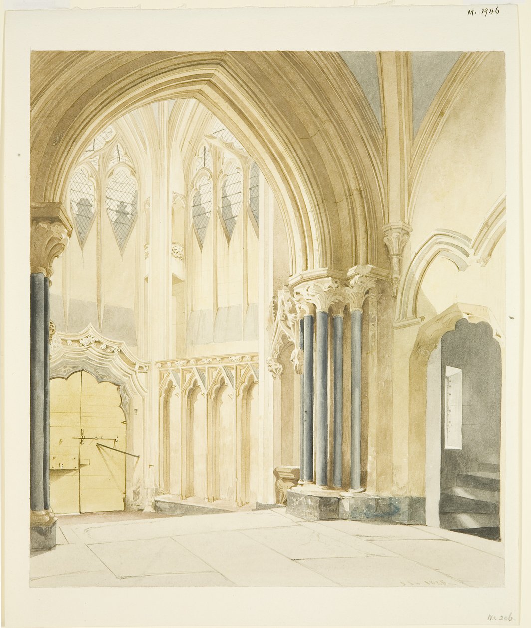 North Porch of St Mary Redcliffe, ser mod nord af James Johnson
