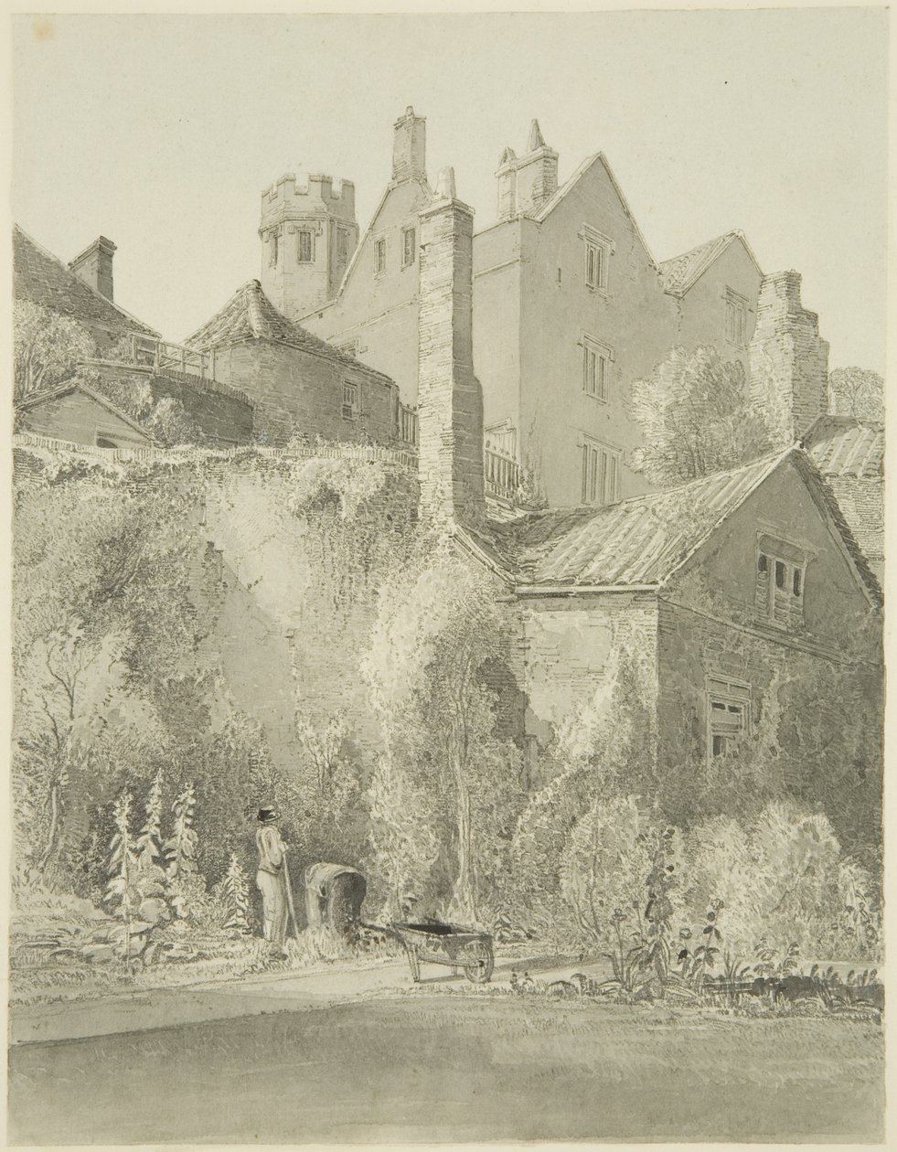 The White Lodge, set fra Garden of the City School (Queen Elizabeth