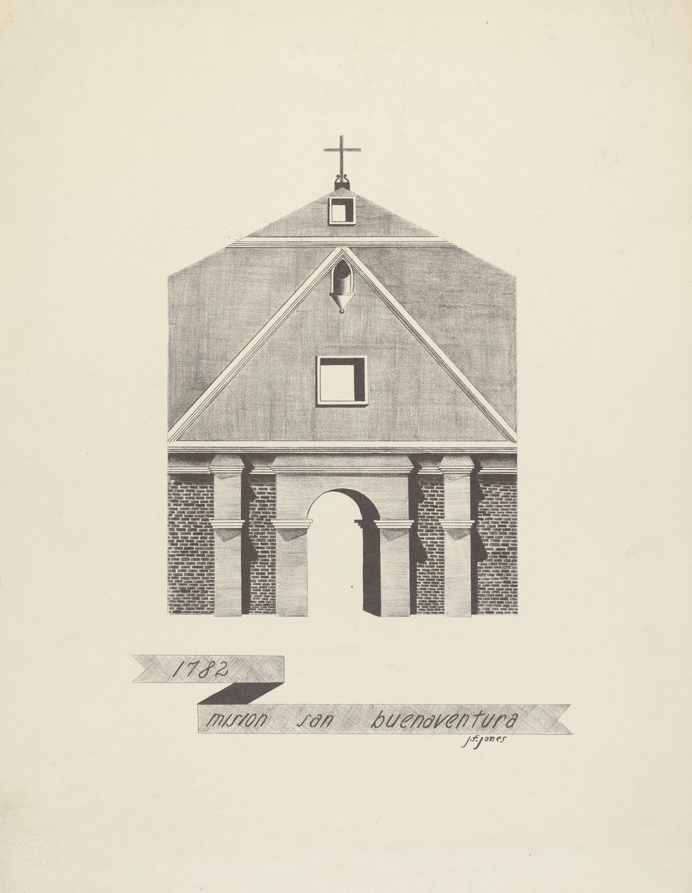 San Buenaventura Mission af James Jones