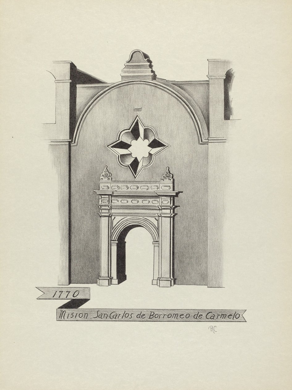 Mission San Carlos de Borromeo de Carmelo af James Jones