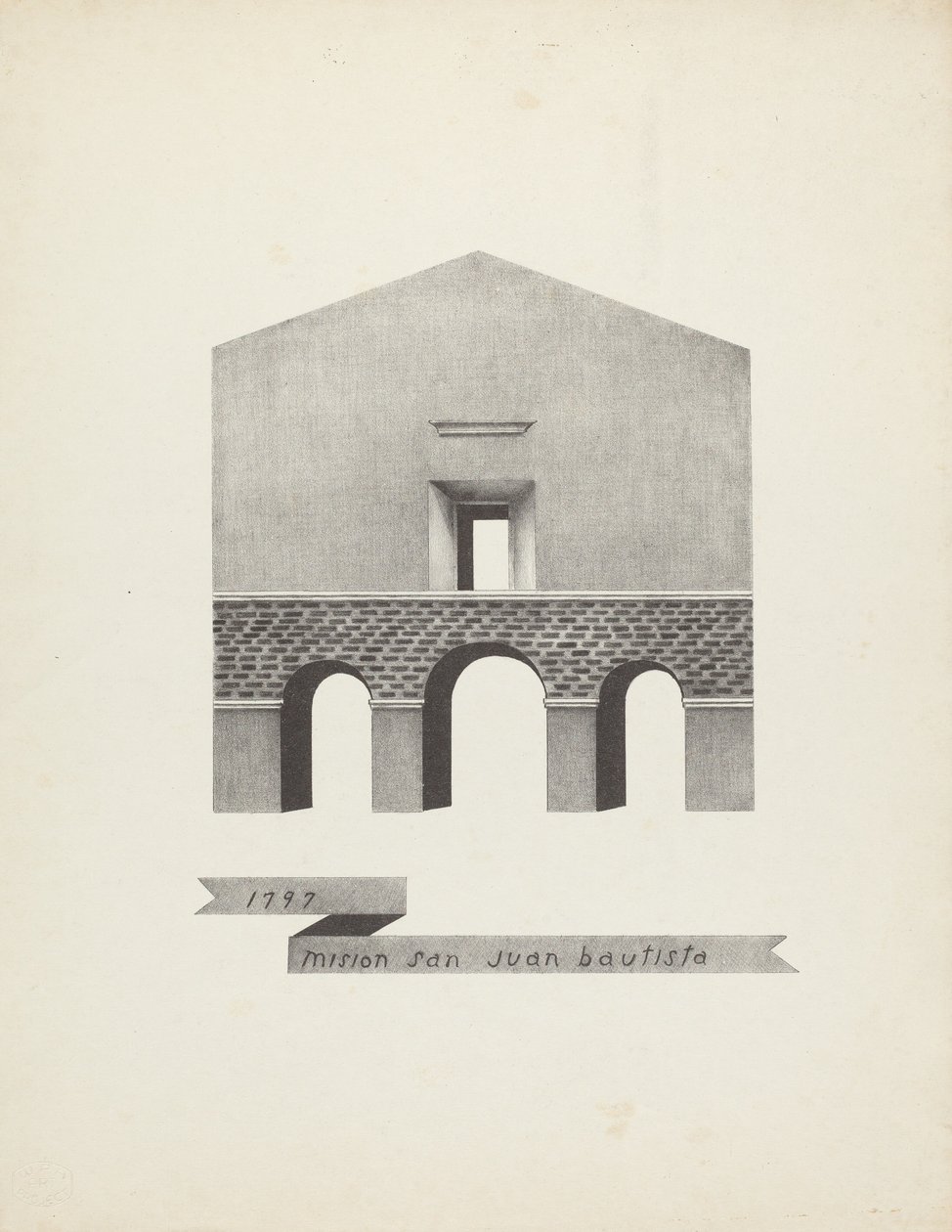 Mission San Juan Bautista af James Jones