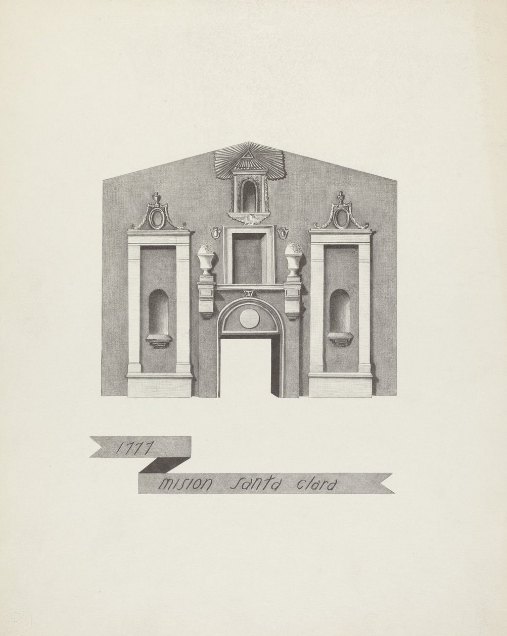 Santa Clara Mission af James Jones