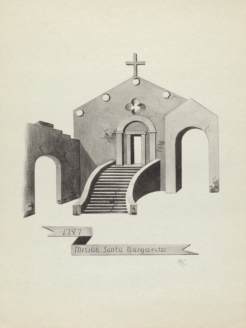 Mission Santa Margarita af James Jones