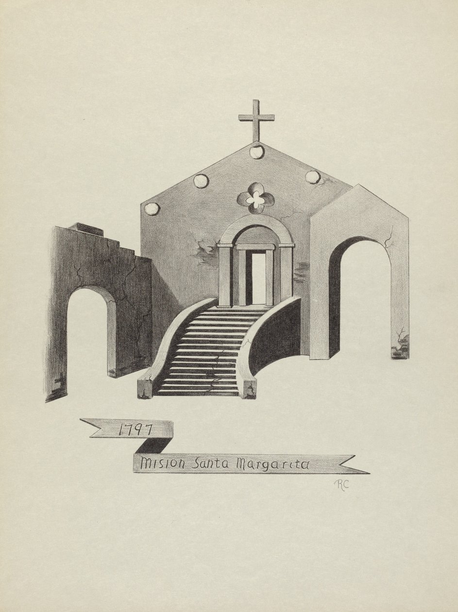 Mission Santa Margarita af James Jones