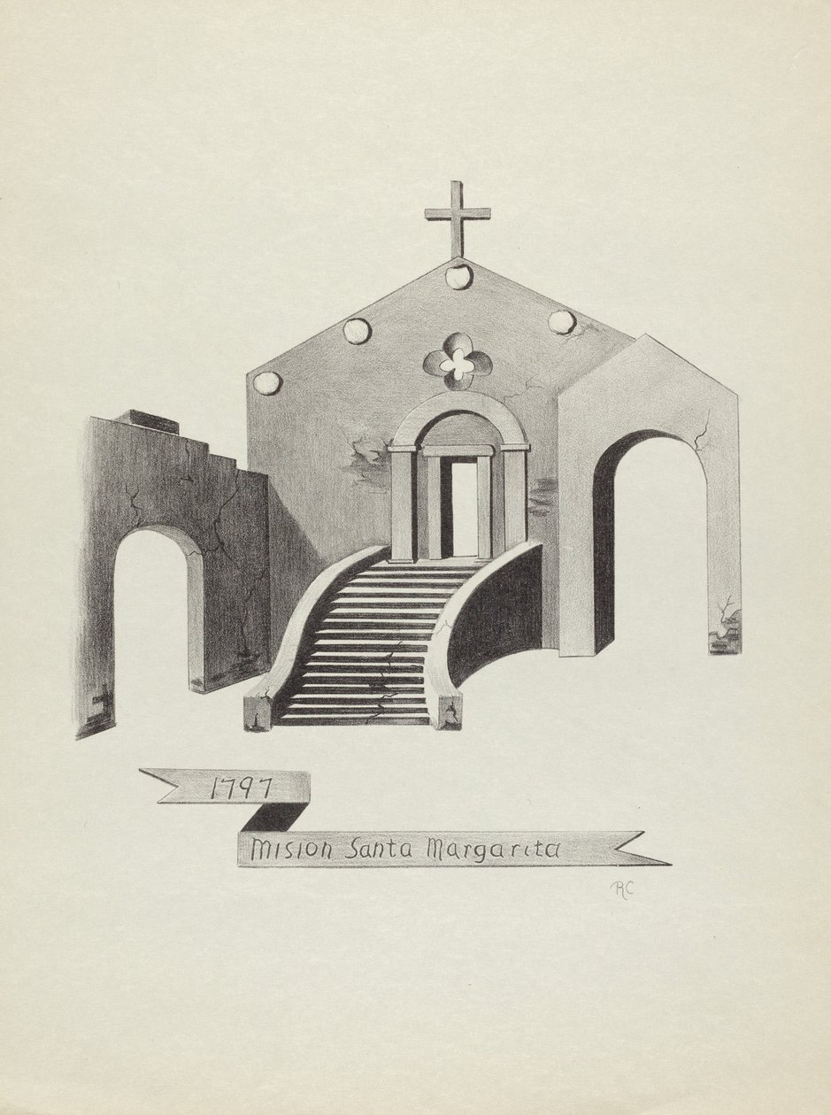 Mission Santa Margarita af James Jones
