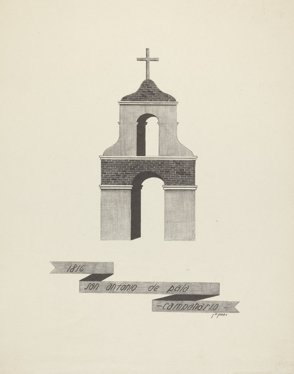San Antonio de Pala - Klokketårn af James Jones