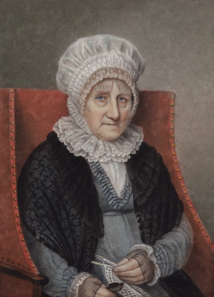 Mrs Mary Pountney, 8/1824 (pastel på papir) af James Junior Sharples