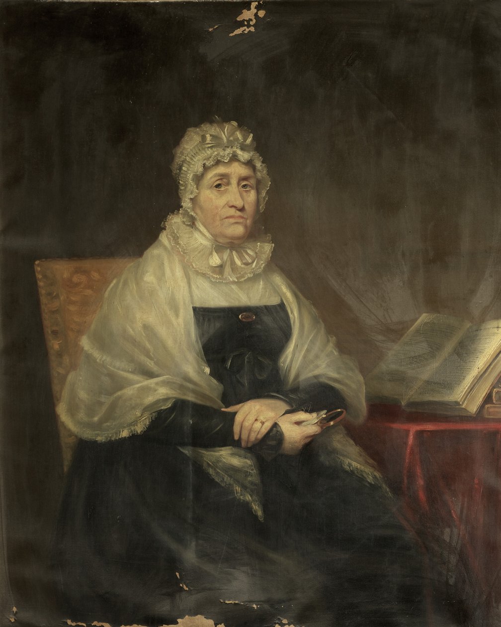 Portræt af fru Ward, ca. 1809 (olie på lærred) af James Lonsdale