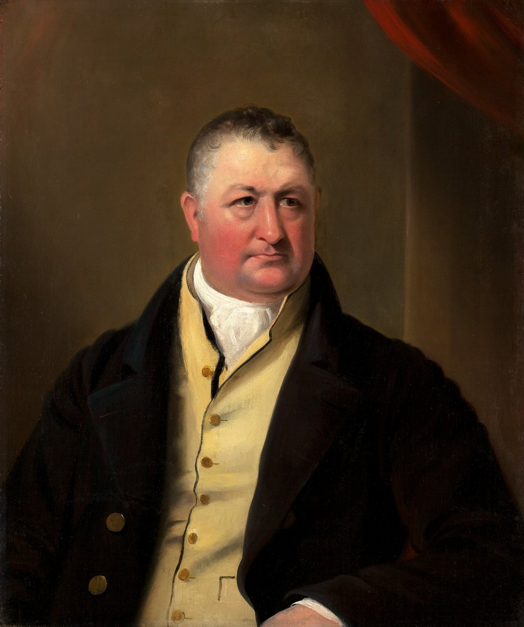 Portræt af Samuel Horrocks, ca.1820 af James Lonsdale