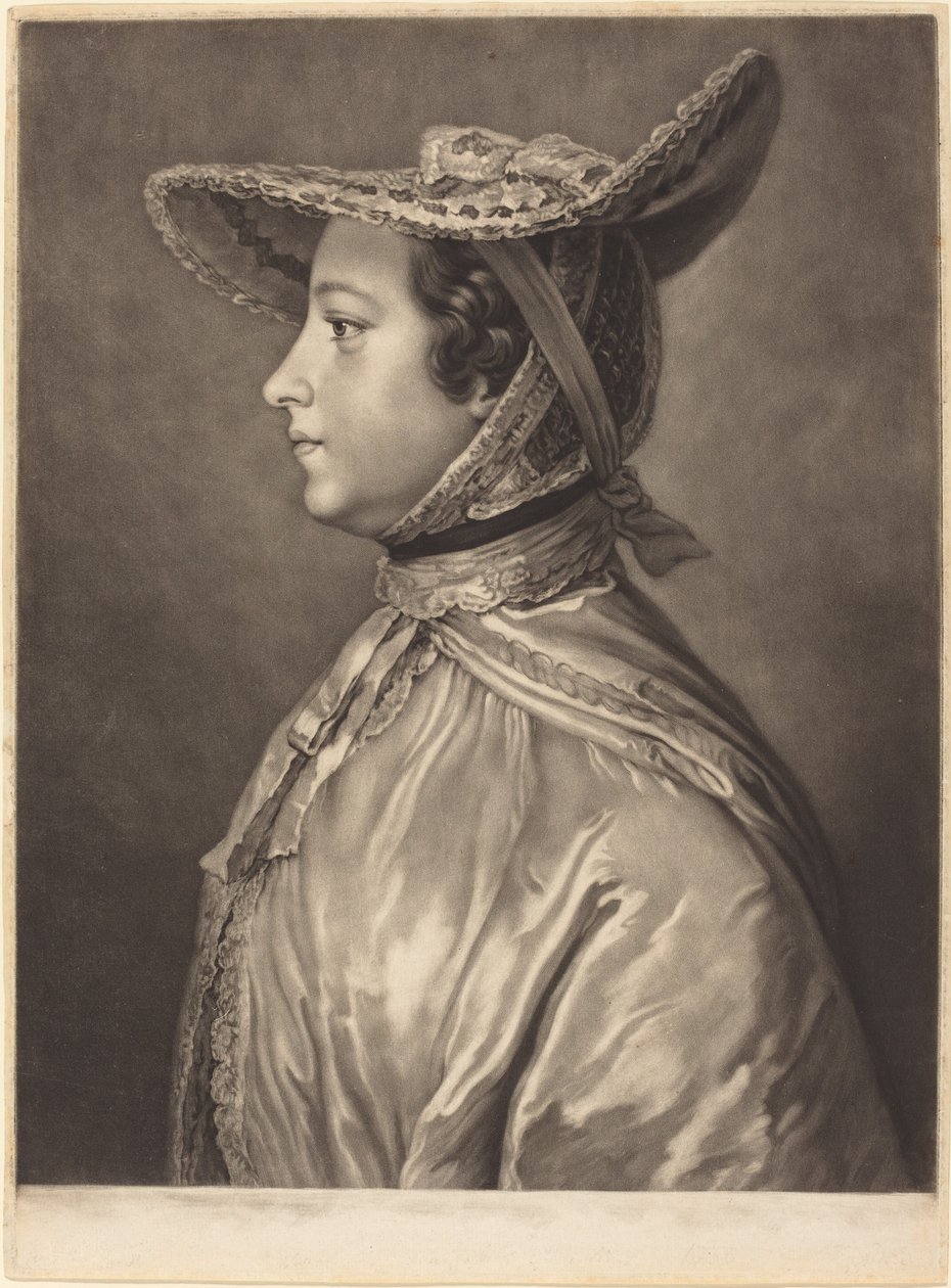 Katherine, grevinde af Lincoln af James MacArdell after William Hoare