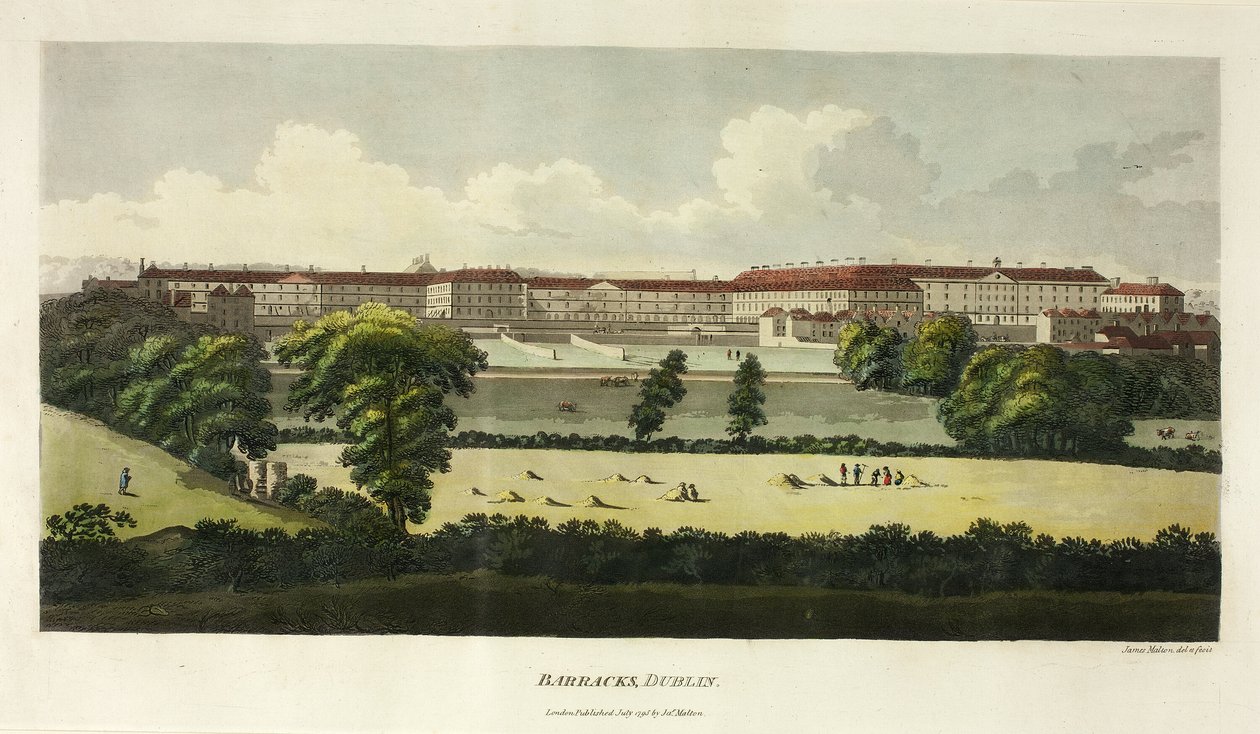 Kaserne, Dublin af James Malton