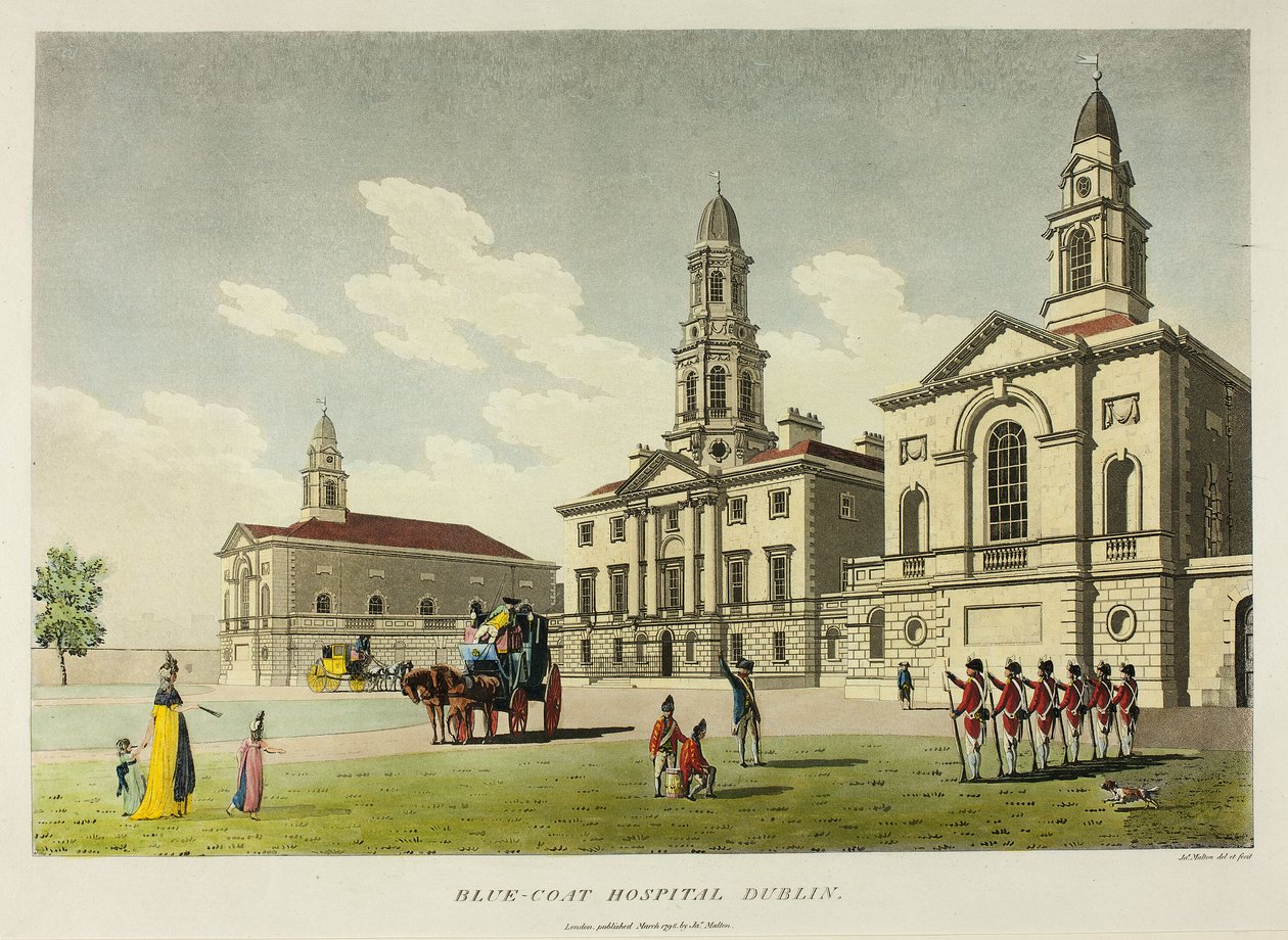 Blue-Coat Hospital, Dublin af James Malton