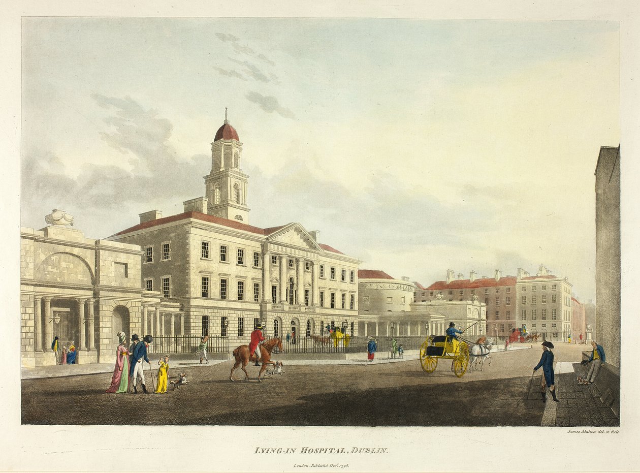 Liggende hospital - Dublin af James Malton