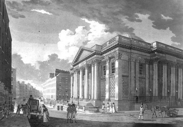 Royal Exchange, Dublin af James Malton