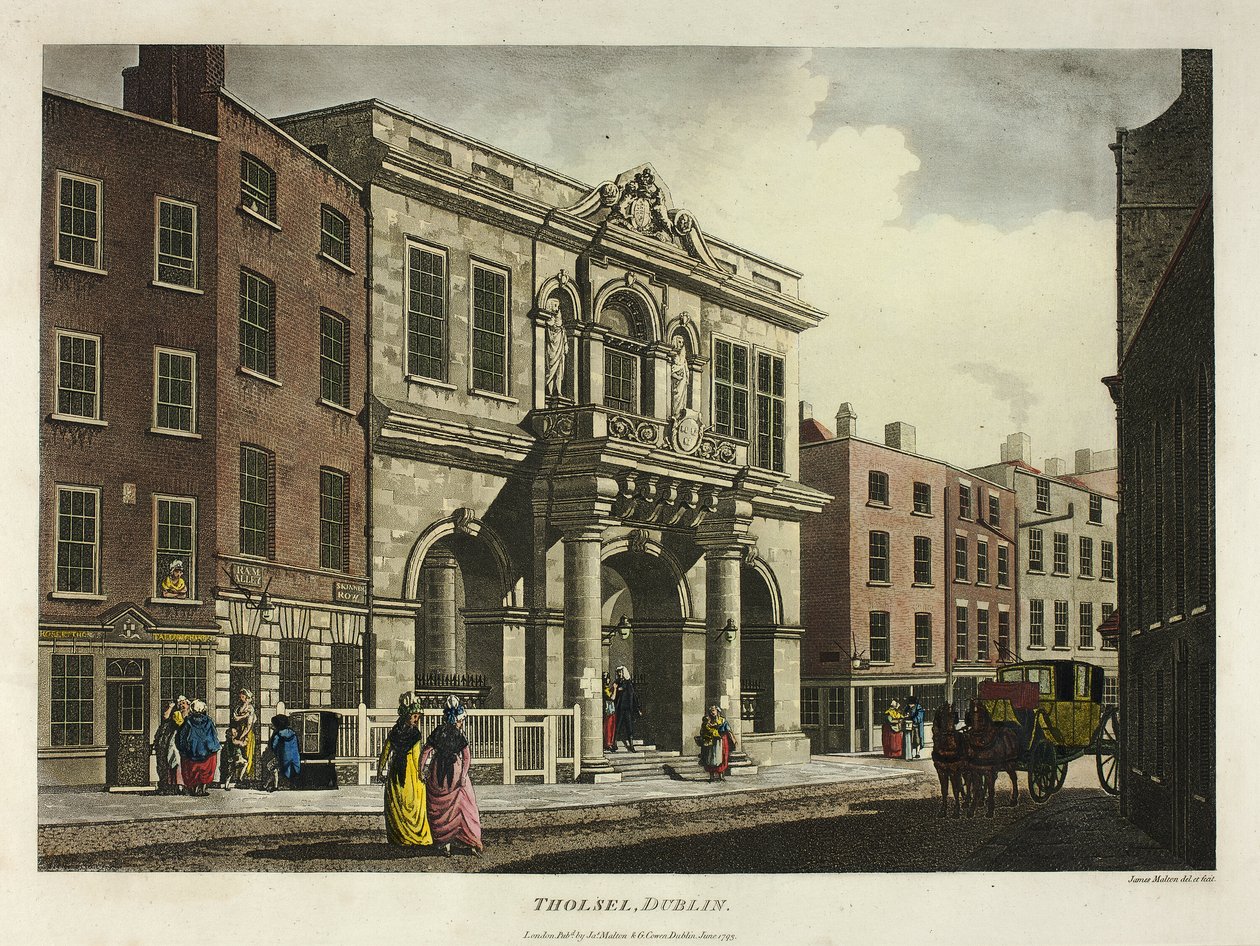 Tholsel, Dublin af James Malton