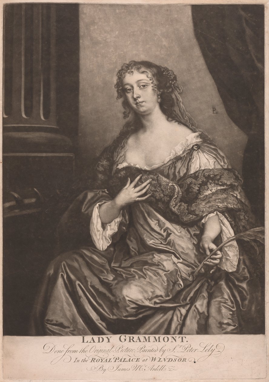 Lady Grammont af James McArdell