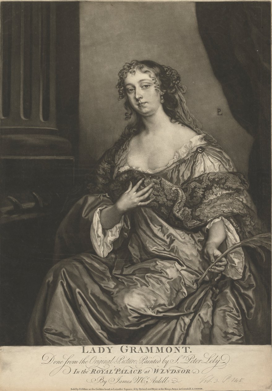 Lady Grammont af James McArdell