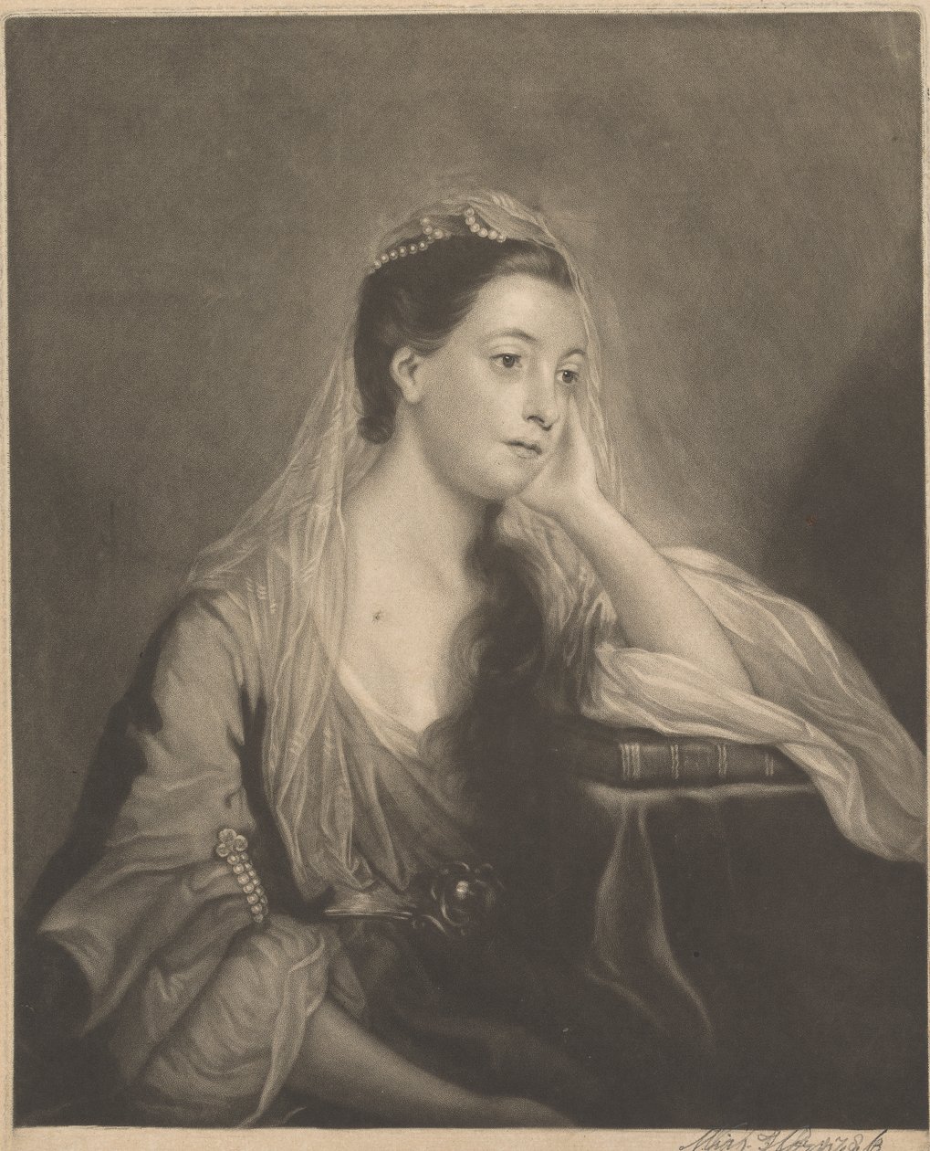 Fru Hannah Horneck af James McArdell