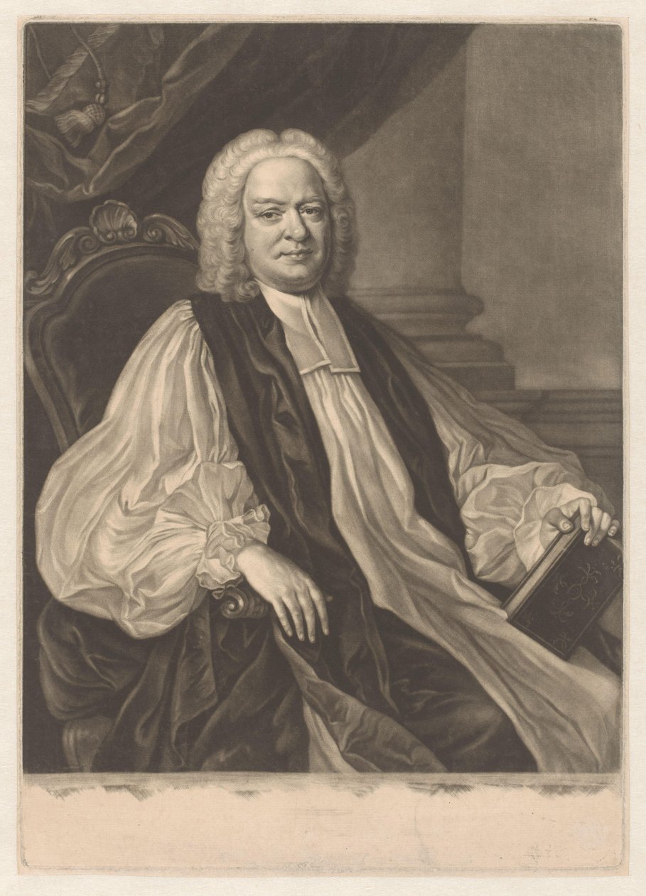 Portræt af Thomas Sherlock af James McArdell