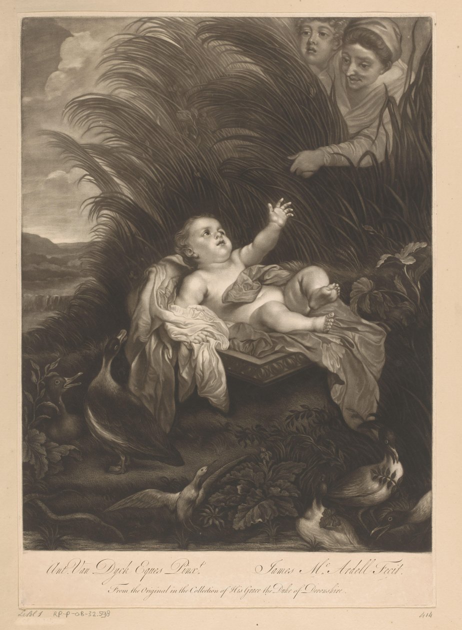 At finde Moses af James McArdell