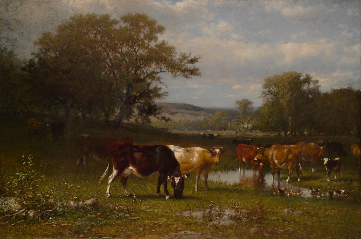 Fra Shifting Shade, 1887. af James McDougal Hart