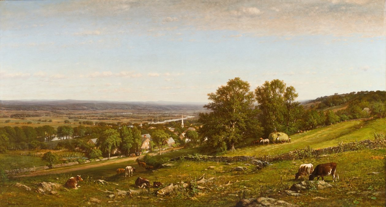 Fredelige Hjem, 1868 af James McDougal Hart