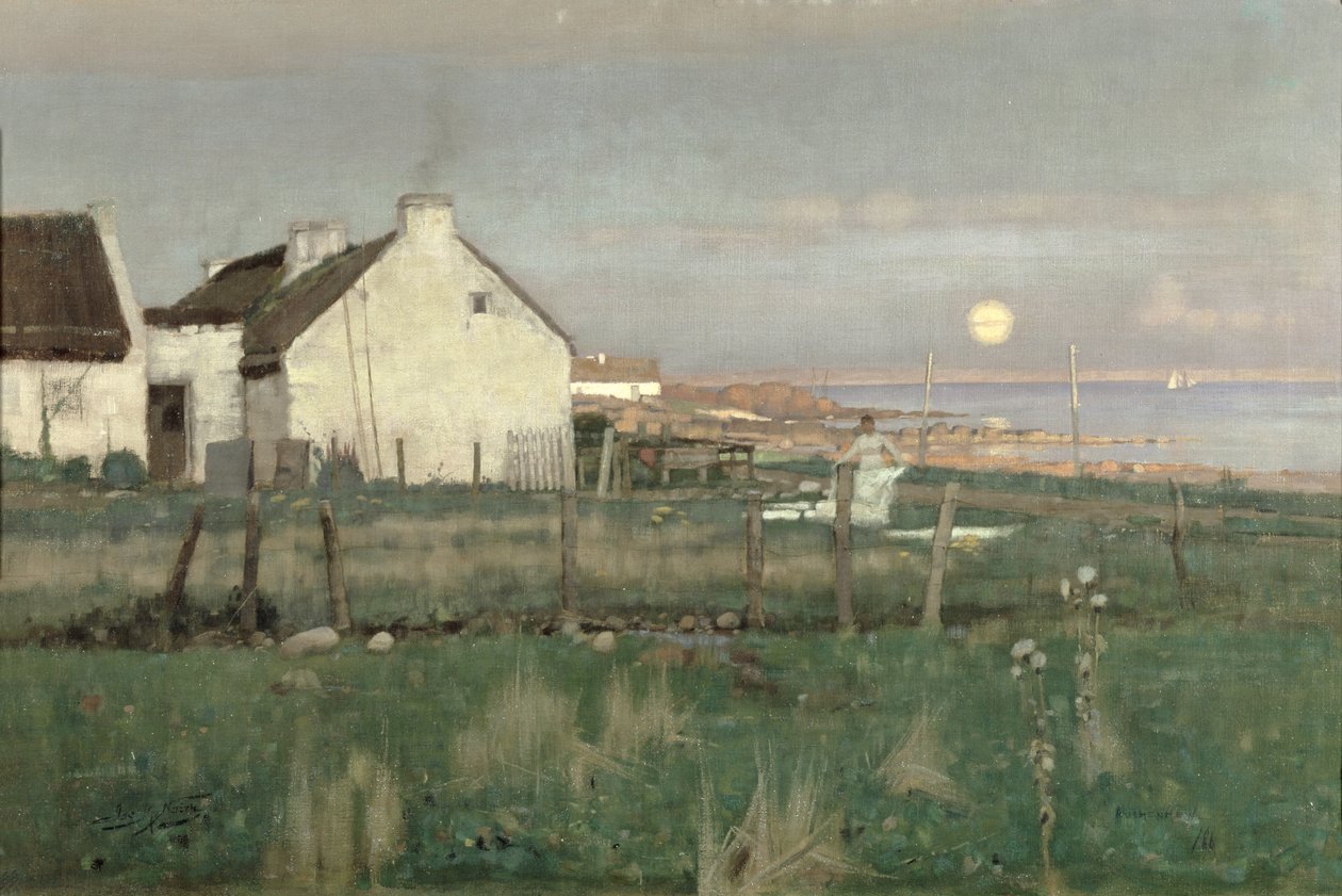 Auchenhew, Arran, 1886 af James McLachlan Nairn