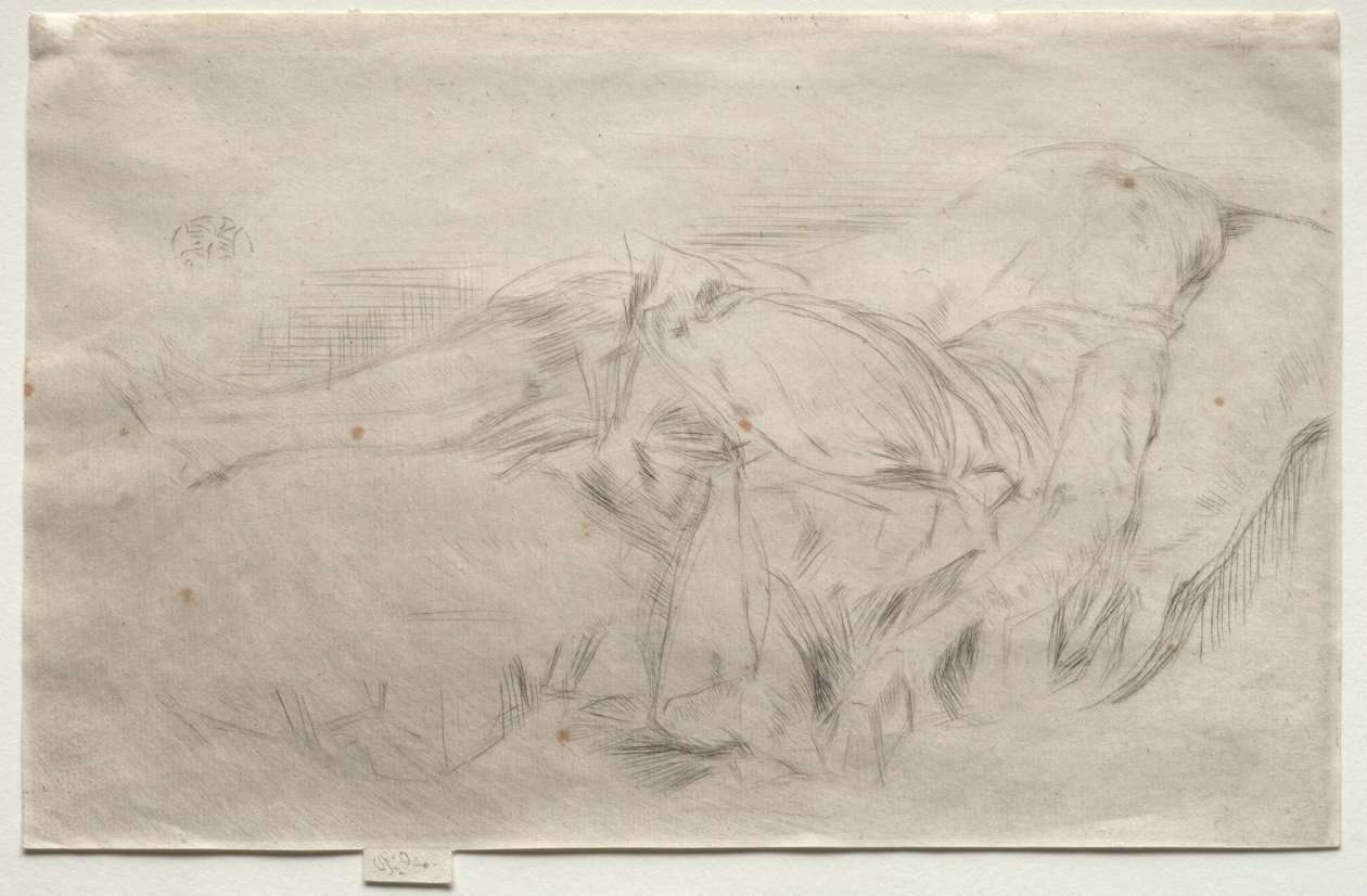 Et barn på en sofa, nr. 2 af James McNeill Whistler