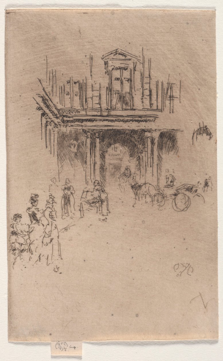 Et hjørne af Palais Royal af James McNeill Whistler