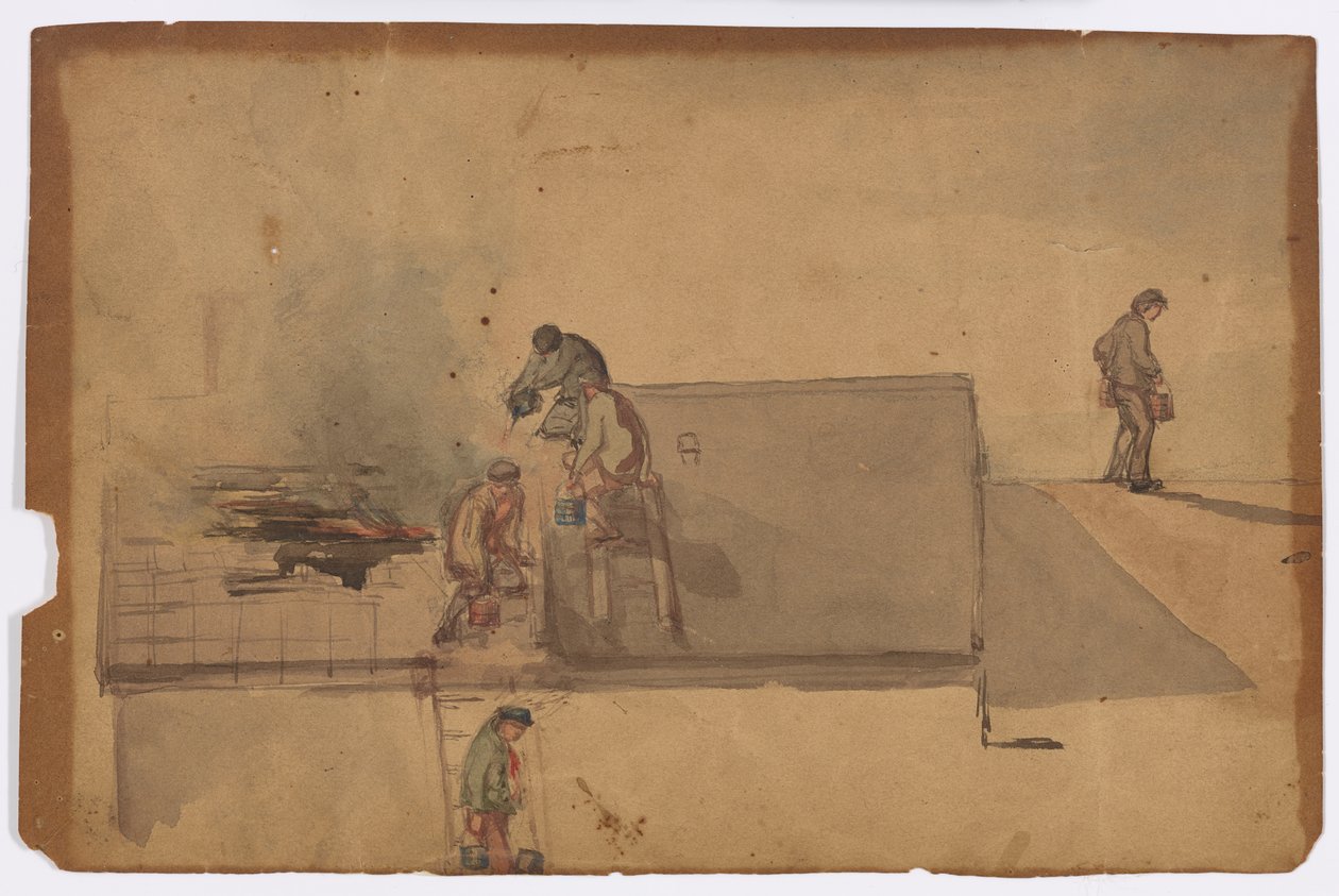 En brand ved Pomfret af James Abbott McNeill Whistler