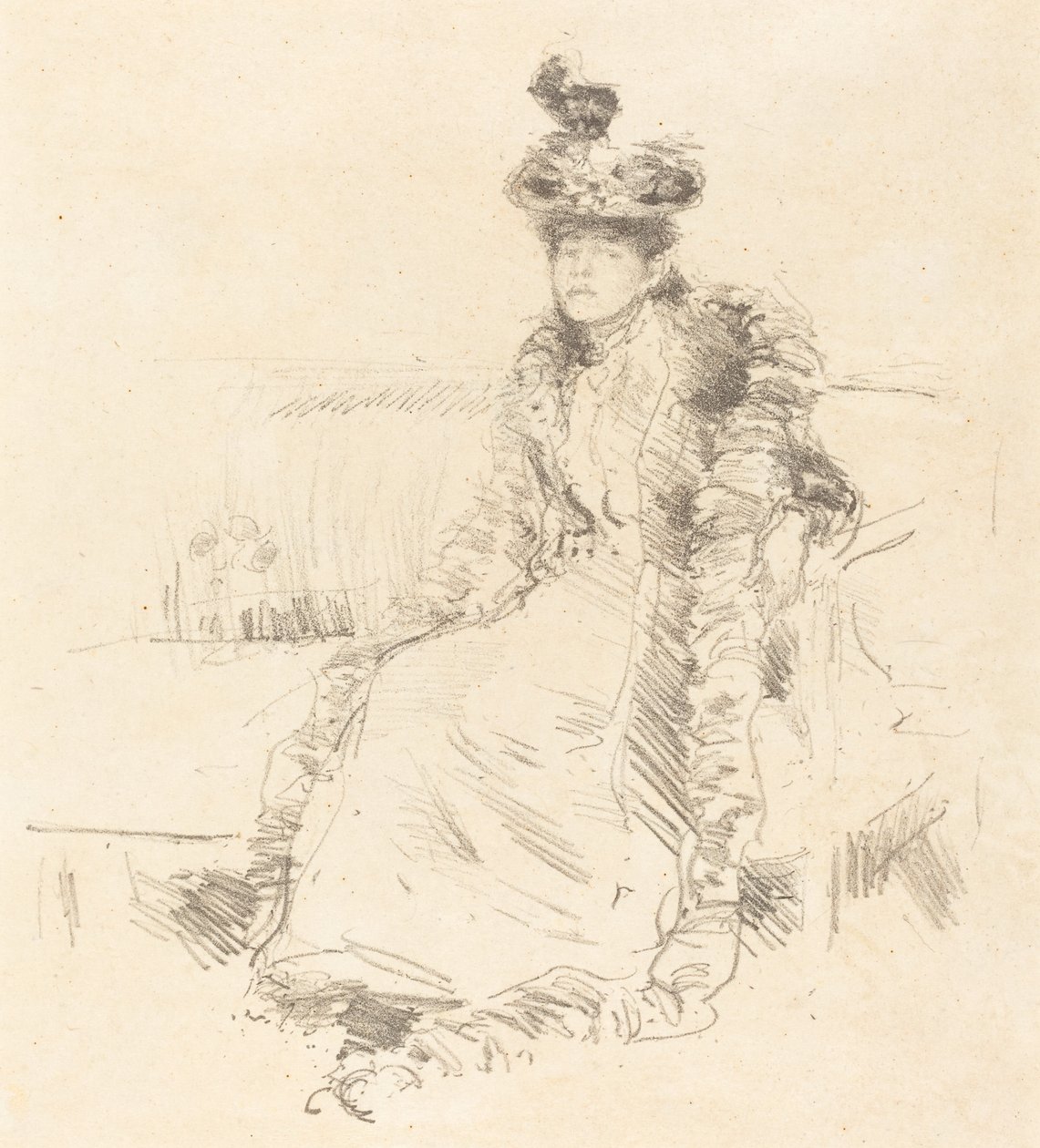 En siddende dame af James Abbott McNeill Whistler