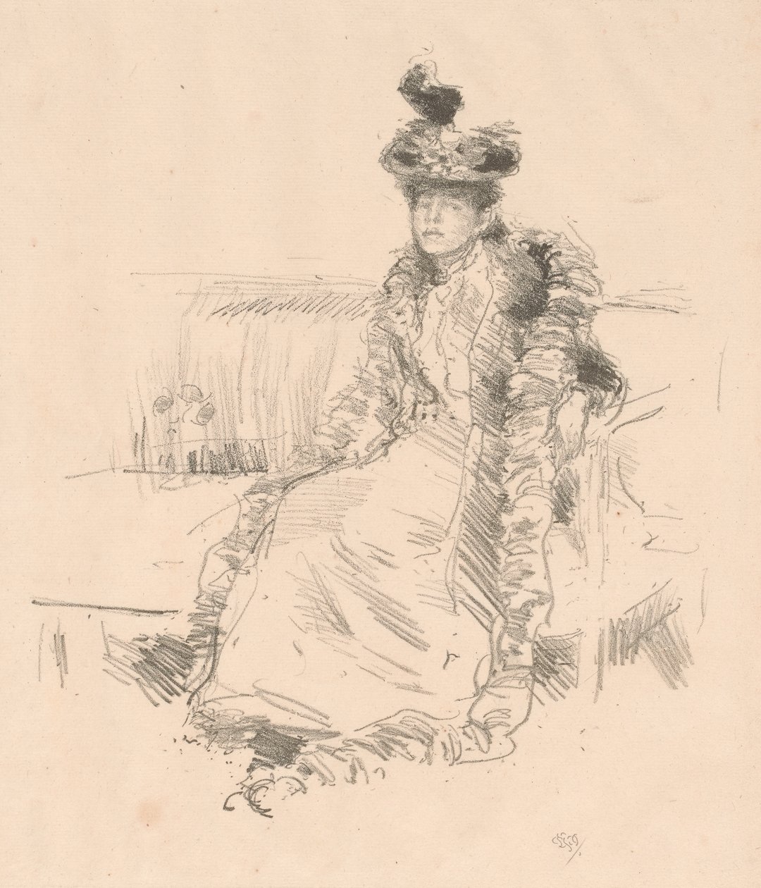 En siddende dame af James Abbott McNeill Whistler