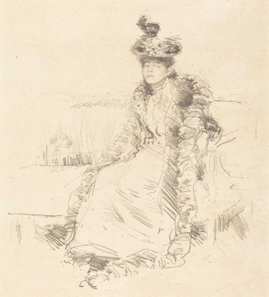 En siddende dame af James McNeill Whistler