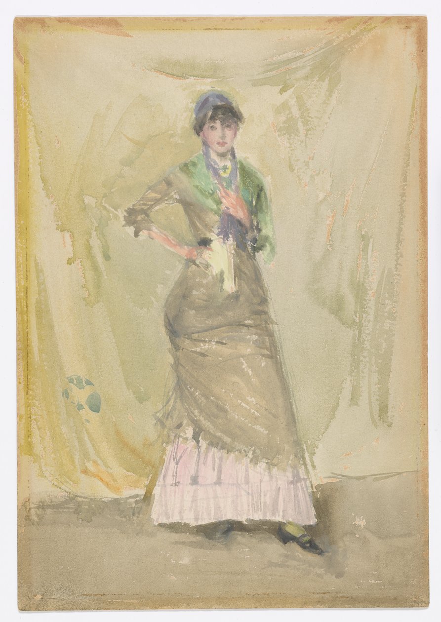 En note i grøn af James Abbott McNeill Whistler