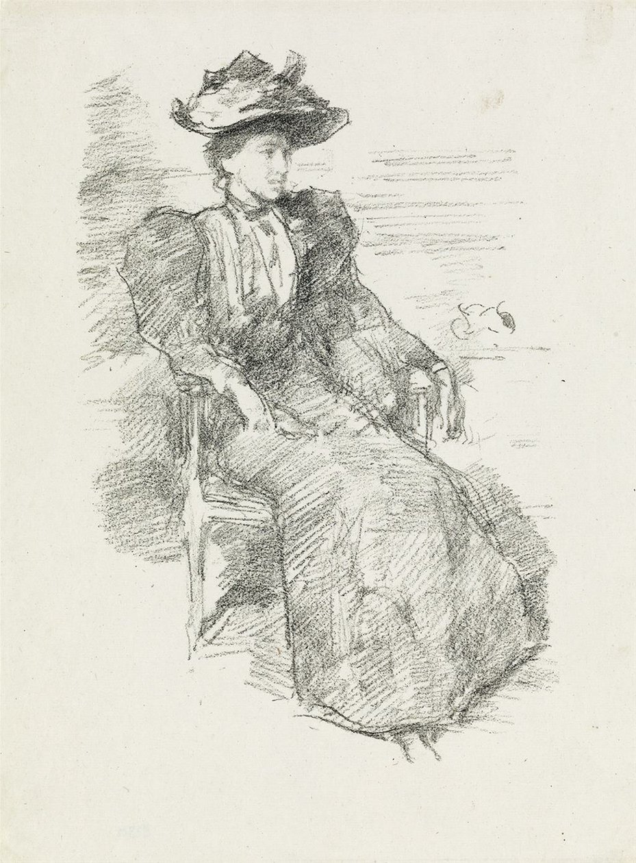 Et portræt: Mildred Howells af James Abbott McNeill Whistler