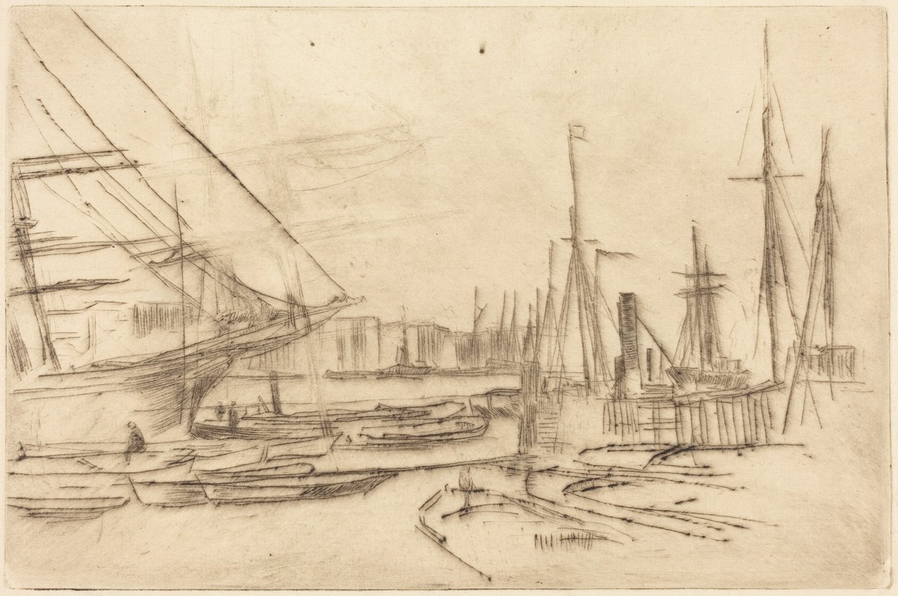 En skitse fra Billingsgate af James McNeill Whistler