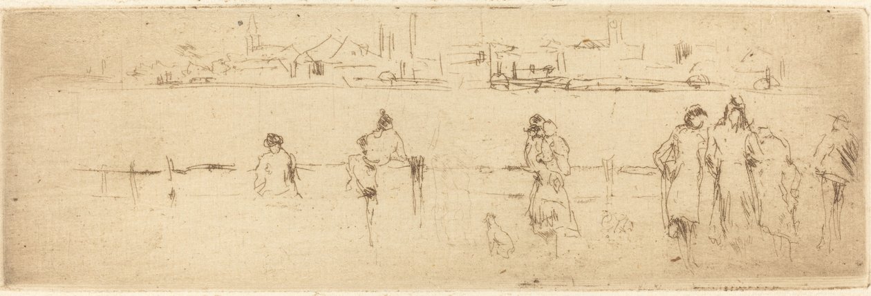 En skitse på dæmningen af James Abbott McNeill Whistler