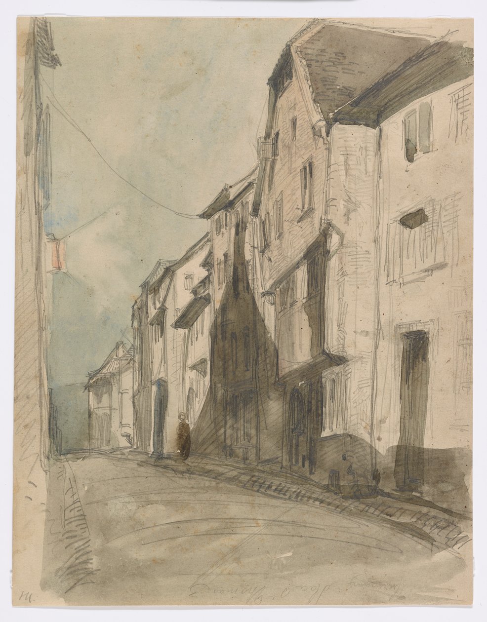 En Gade ved Saverne af James Abbott McNeill Whistler