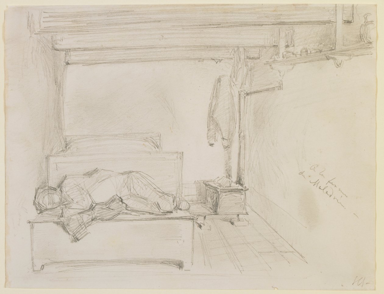 På gården i Maladrie af James Abbott McNeill Whistler