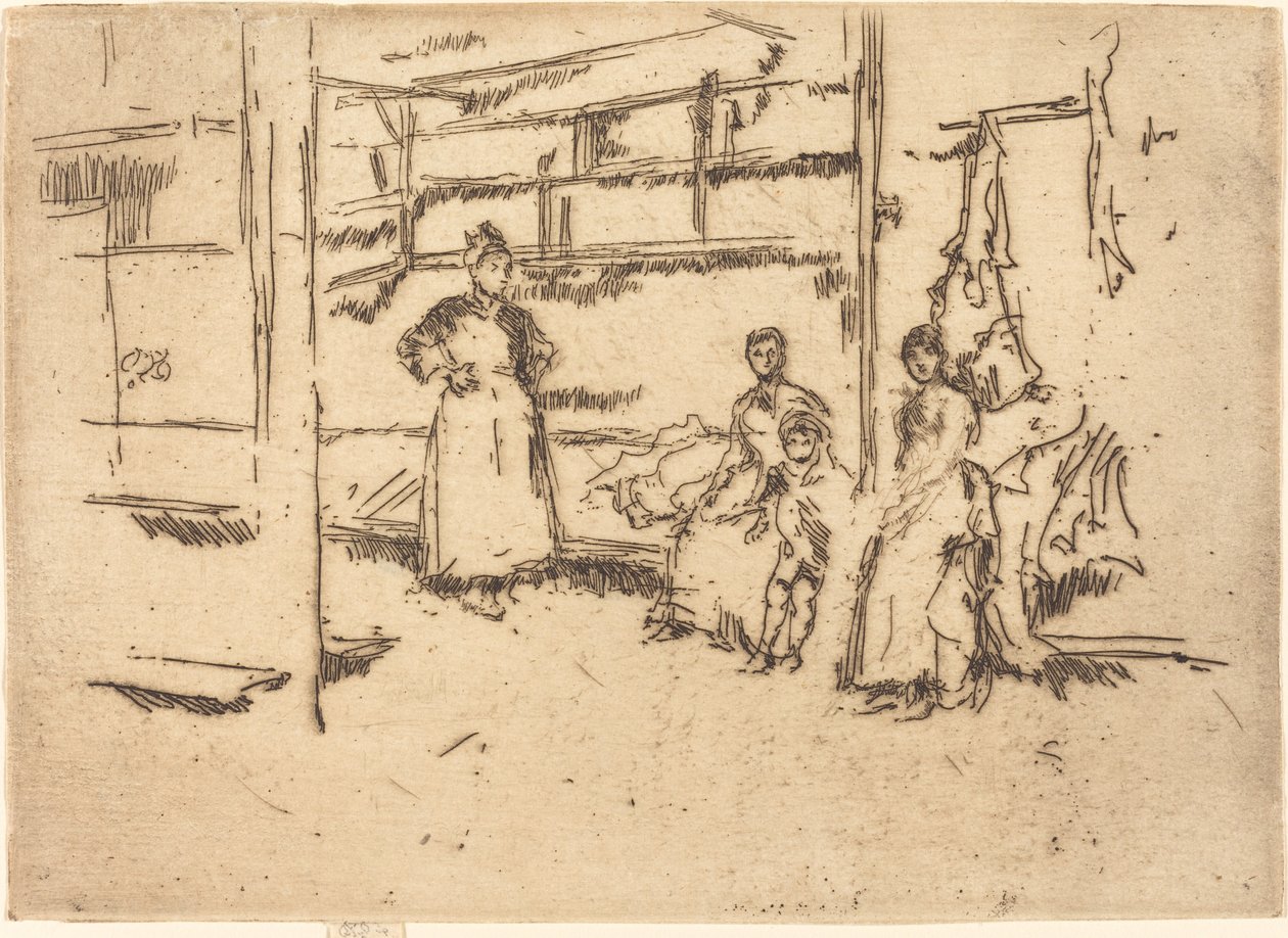 Efter salget, Hounsditch af James Abbott McNeill Whistler