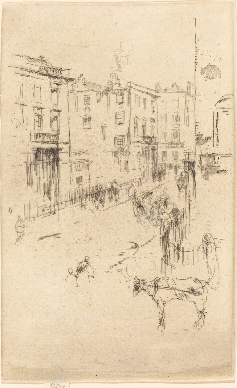 Alderney Street af James Abbott McNeill Whistler