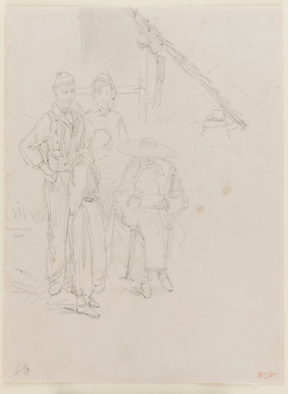 En kunstner, skitsering af James Abbott McNeill Whistler