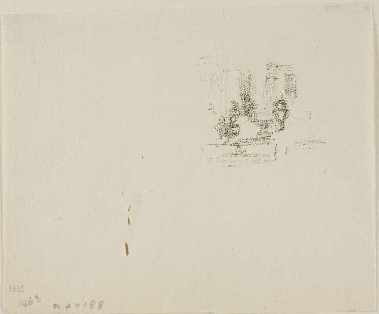 Et interiør af James Abbott McNeill Whistler