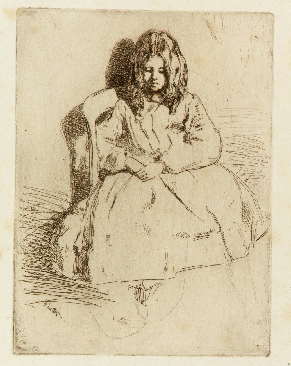 Annie, siddende af James Abbott McNeill Whistler