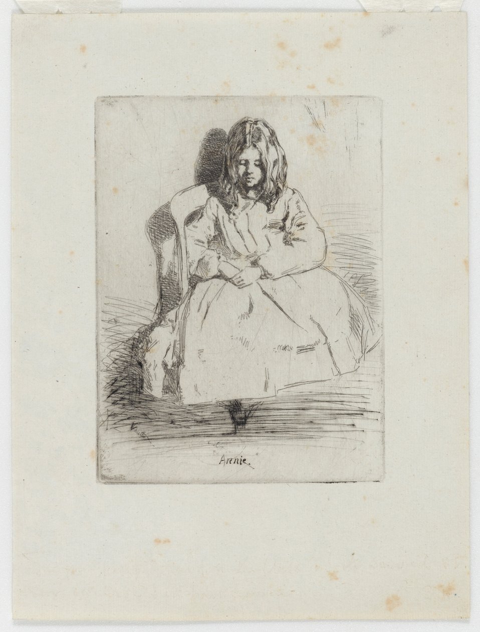 Annie, siddende af James Abbott McNeill Whistler