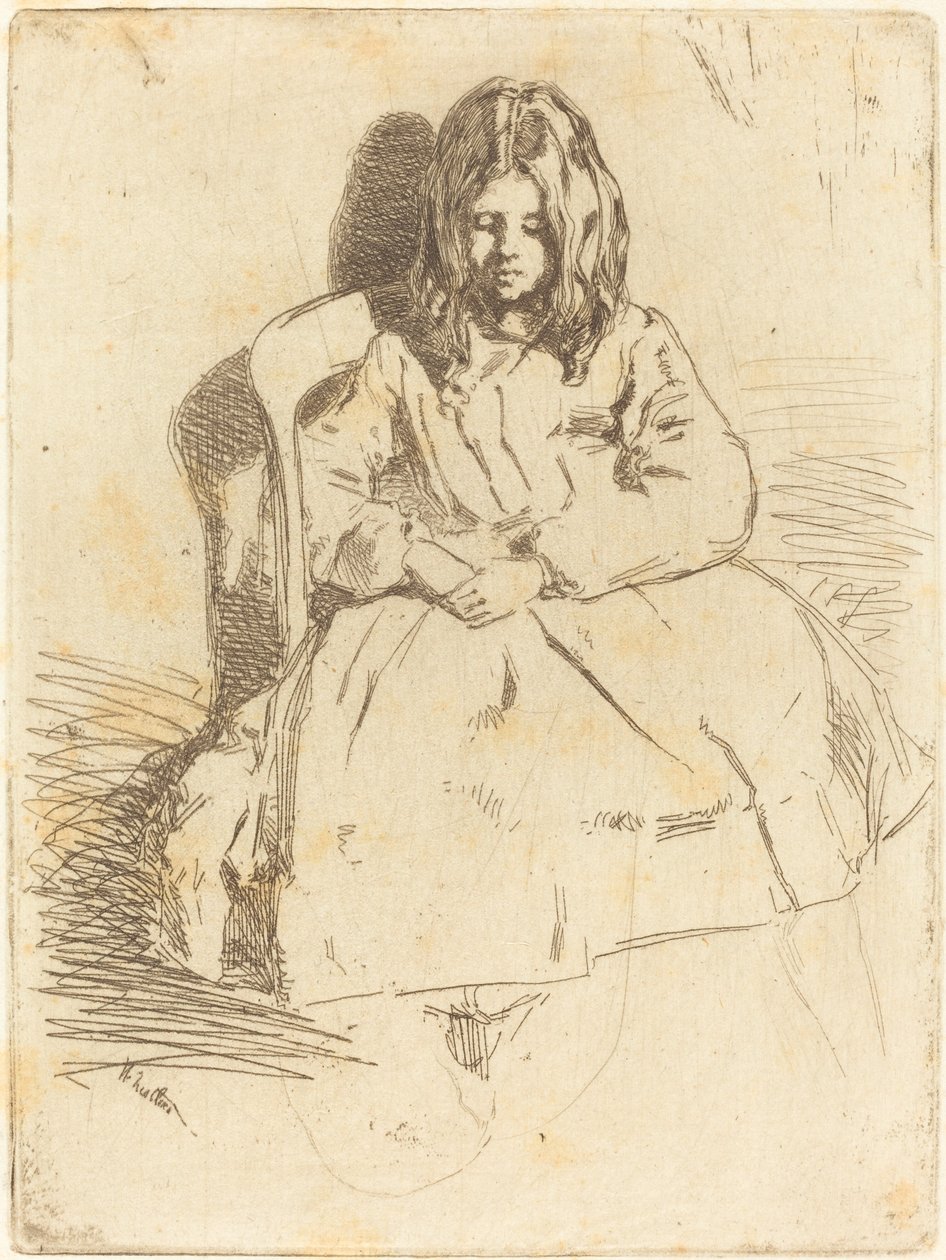Annie siddende af James Abbott McNeill Whistler