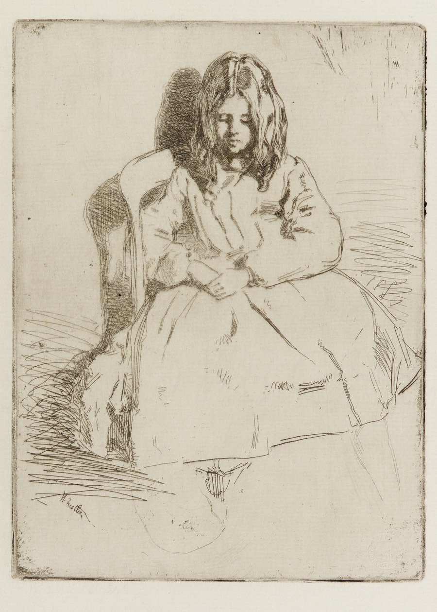Annie, siddende af James Abbott McNeill Whistler