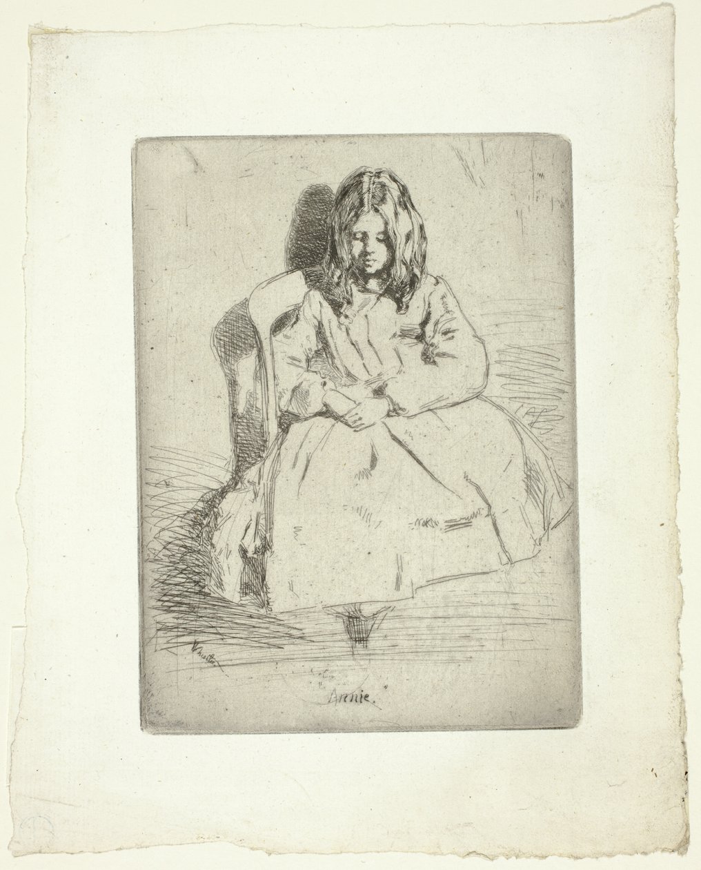 Annie, siddende af James McNeill Whistler